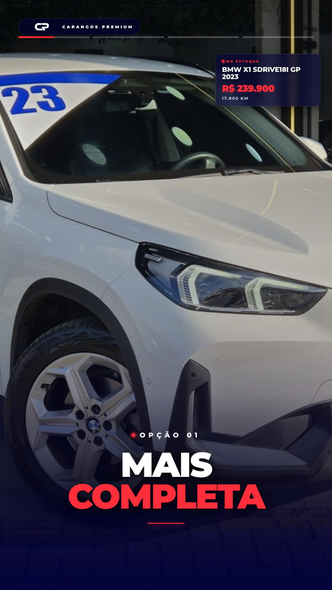 Múltipla Escolha 4 Carros